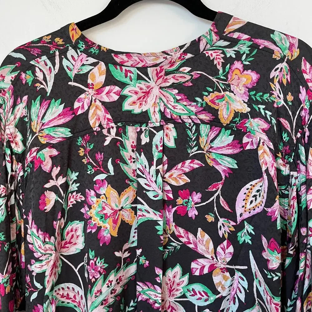 Isabel Etoile Marant Catchell Tropical Floral Blouse FR 36 / US 4 European - Picture 7 of 12